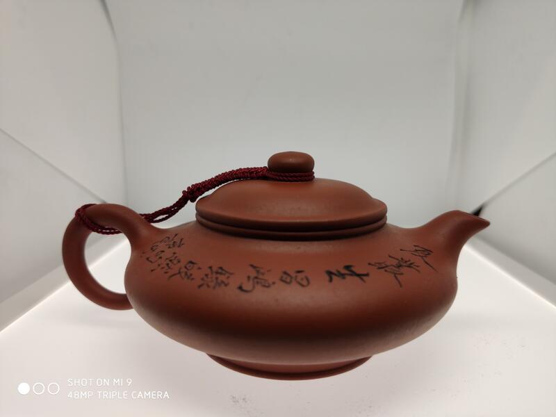 中国古美術品 急須 紫砂茶器 「李昌鴻」在銘（唐物 時代 朱泥