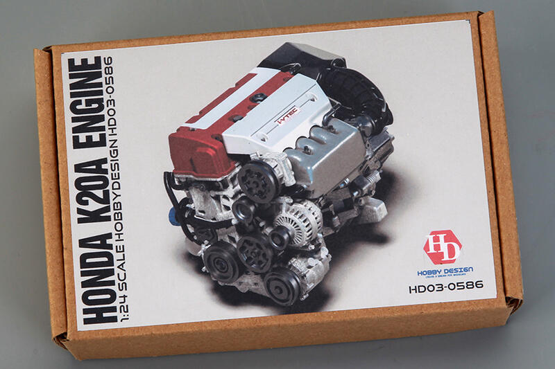 Hobby Design 1/24 Honda K20a 樹脂引擎 HD03-0586