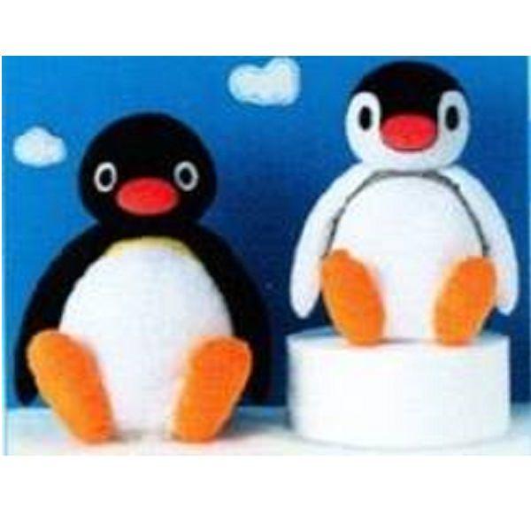 【綠之畔】現貨 代理版 FuRyu 景品 企鵝家族 Pingu&Pinga 坐姿大玩偶 兩款一套