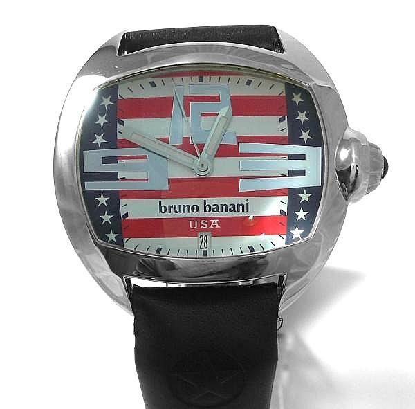 德國 bruno banani 國際經典系列-USA圖騰雙錶帶中性錶CD2194.17