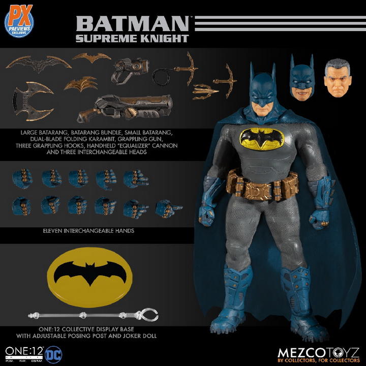 (現貨)MEZCO PX限定 DC Supreme Knight 蝙蝠俠 至尊騎士A10321