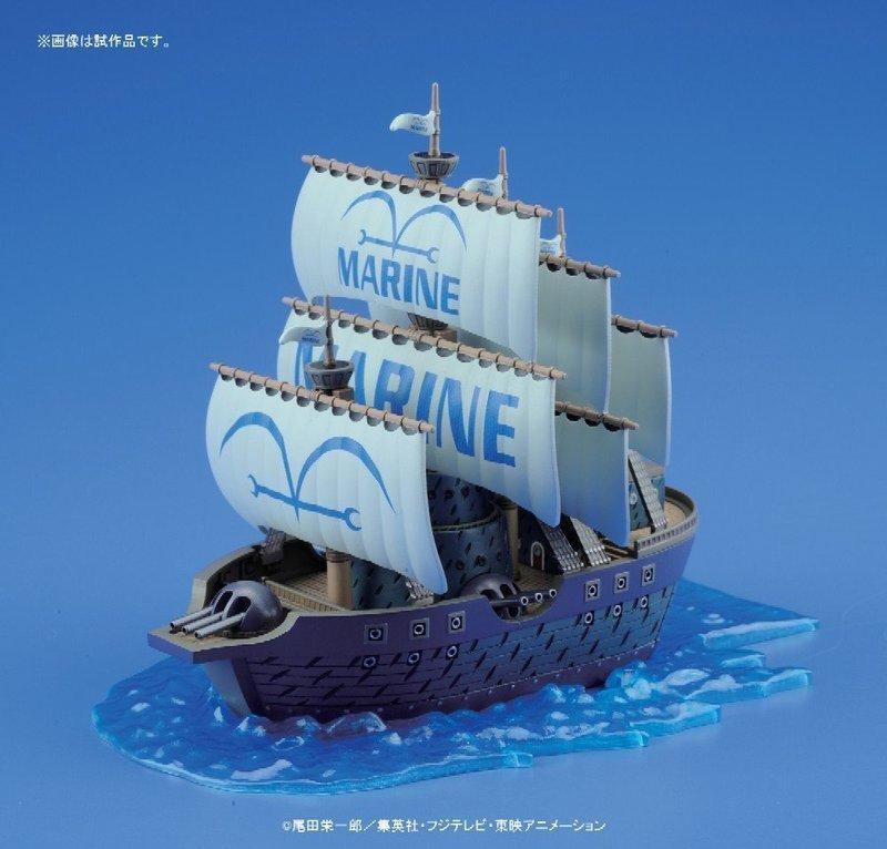 【鋼普拉】現貨 BANDAI 海賊王 ONE PIECE 偉大航路 偉大的船艦 海賊船 #07 海軍軍艦 海軍上將