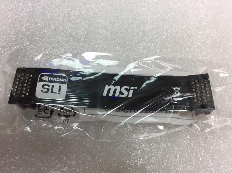 #167電腦# MSI微星 NVIDIA SLI 橋接器 (K1F-1026013-E06)
