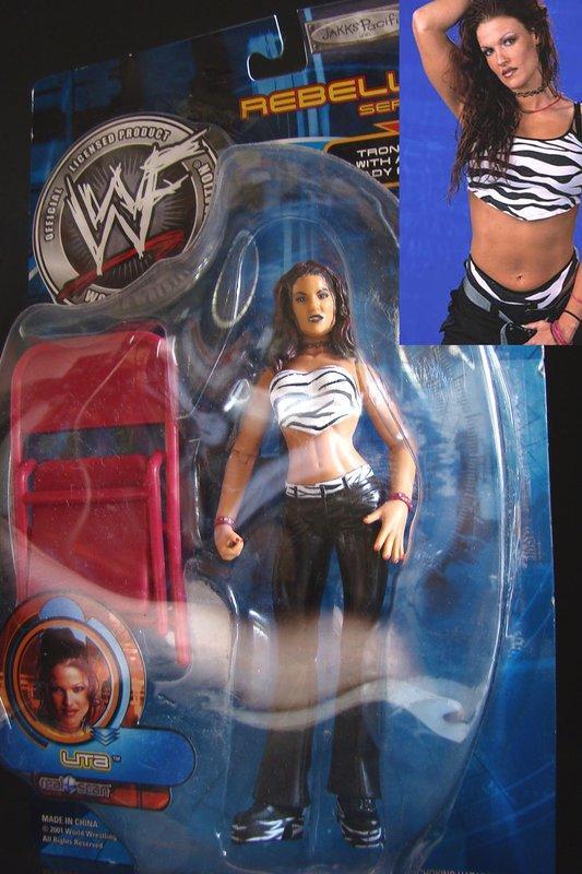  2001 美職摔角 WWF REBELLION 4 LITA 麗塔 　富貴玩具店