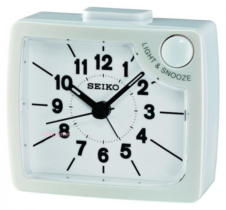 明時計商行【SEIKO】精工 SEIKO 鬧鐘 時鐘 滑動式秒 小鬧鐘 QHE120 QHE120W