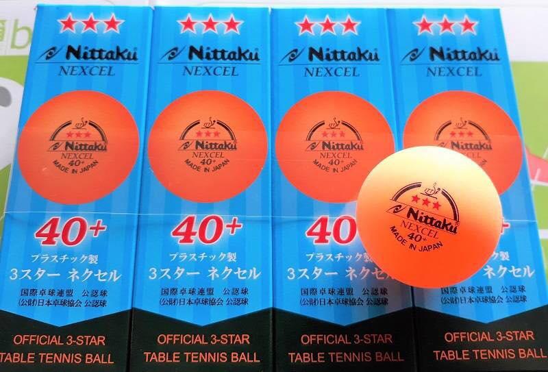【宇新】Nittaku 40+ 日本製 新材質(塑料)【1小盒】三星桌球 40mm
