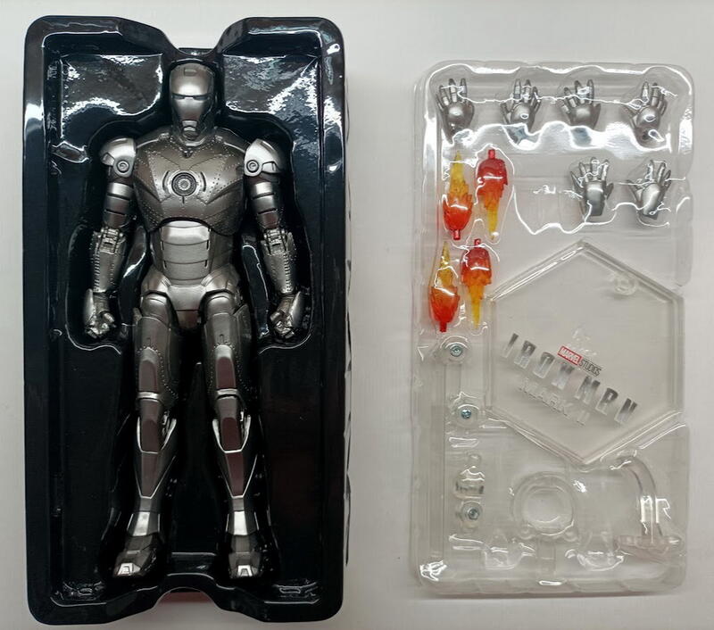 (脫坑出清)中動玩具 7寸 鋼鐵俠 IRON MAN MK2 可動人偶