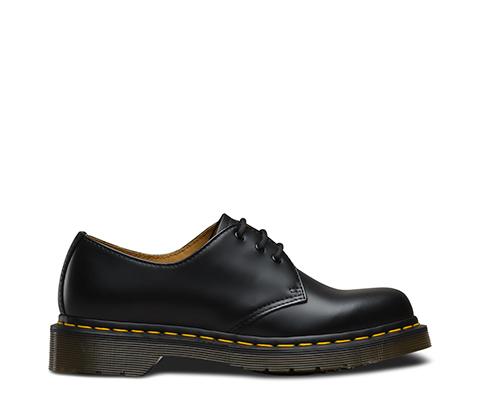 Dr.Martens 馬汀鞋馬丁鞋馬丁靴經典1461 3孔黑色硬皮皮鞋| 露天市集