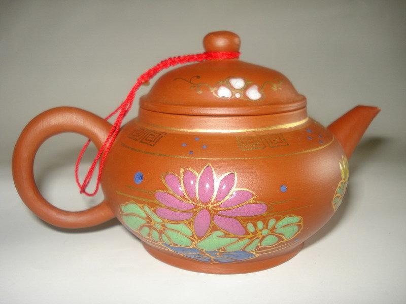 茶壺『富貴花開』