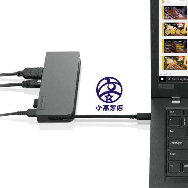 Powered USB-C Hub 集線器含HDMI/VGA/RJ45/充電 4X90S92381 聯想保固配件 現貨