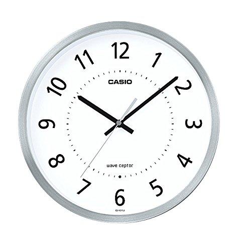 [現貨]CASIO 卡西歐電波掛鐘 自動對時 秒針停止功能明暗感應 電波鐘 30.1cm