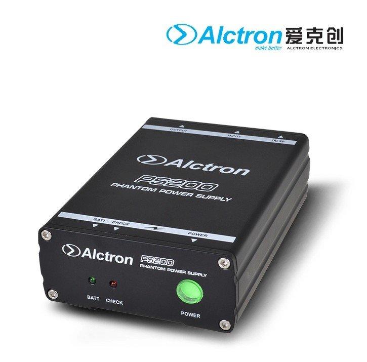 Alctron PS200 攜帶式48V幻象電源 電池.變壓器兩用(可免插電)(電容式麥克風必備)