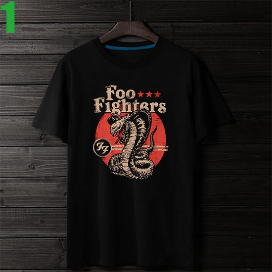 Foo Fighters【幽浮一族】短袖搖滾樂團T恤(男生版.女生版皆有) 新款上市購買多件多優惠!【賣場一】