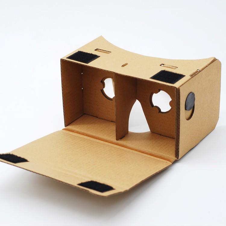 Google cardboard 谷歌 紙板DIY VR 手機3D 眼鏡暴風魔鏡/3D立體眼鏡 虛擬實境 紙盒BOX