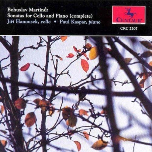 {古典}(Centaur) Jiri Hanousek / Bohuslav Martinu: Sonatas for Cello & Piano (Complete)