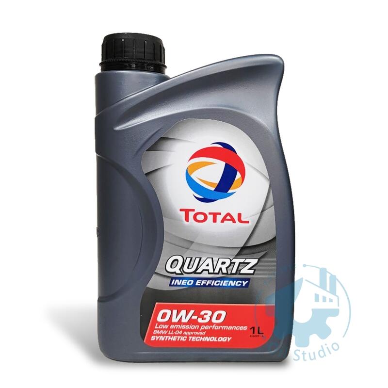 《油工坊》TOTAL QUARTZ INEO 0W30 長效 合成 機油 C2 C3 BMW MINI 8速 LL-04