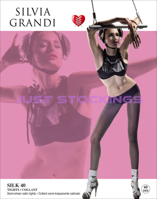 °☆就要襪☆°全新義大利品牌 Silvia Grandi SILK T型無痕緞面光澤褲襪(40DEN)