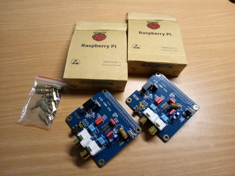 樹莓派 音響套裝： Pi 3 B+&PiFi DAC&播放軟體 （已改電容電阻）確認現貨再下單
