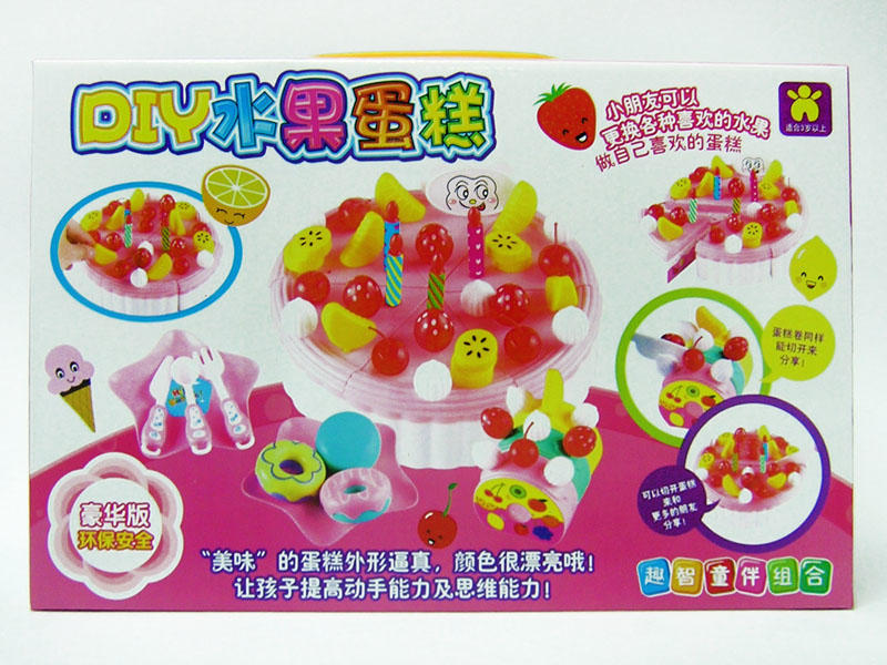 【常田 EZ GO】生日水果蛋糕切切 奇趣水果蛋糕切切 甜點切切 水果切切 切切樂 抓握訓練