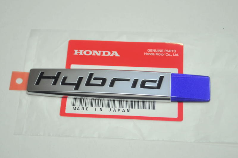 【翔浜車業】HONDA 本田(純正)Hybrid標誌(12X2.2cm)