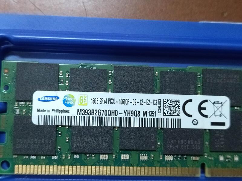 DDR3-1333 16GB ECC REG 10600R 16G DDR3L記憶體IBM HP DELL Lenovo