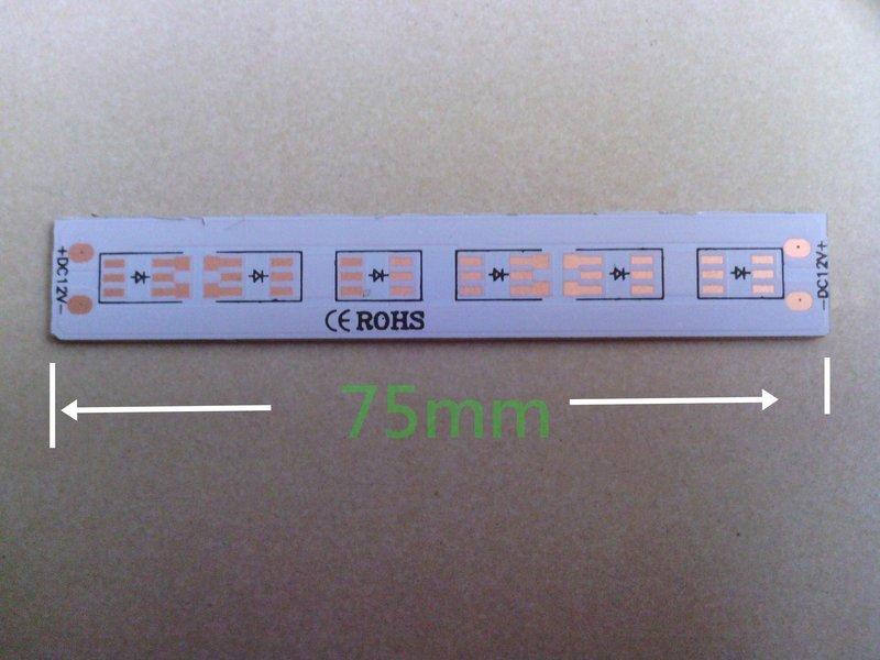 5050型單色6燈LED模組-LED燈板-線路板-PCB電路板空板-12V