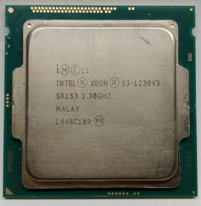 【1150 CPU】Intel Xeon E3-1230 v3  3.30G/效能直逼I7-4770.價格只有它的一半