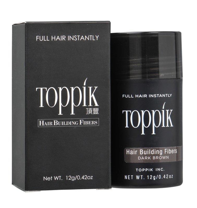 美國進口,頂豐Toppik纖維式假髮 1個月裝 12g( 可選 黑 深棕), 讓禿髮也變成秘密.