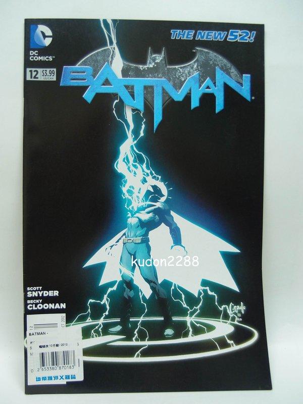 BATMAN #12 美國原版漫畫