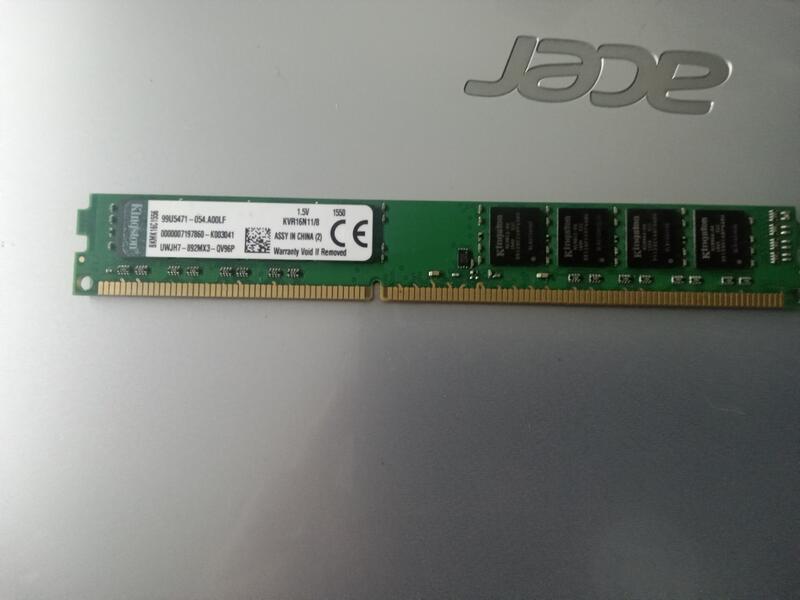 Kingston DDR3 1600 8G  記憶體