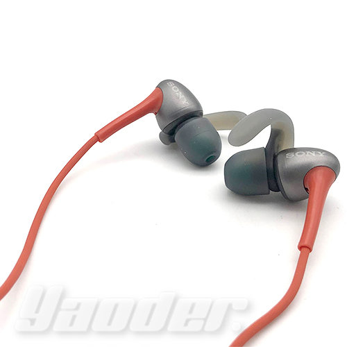 【福利品】SONY MDR-AS800AP 紅(1) 防潑水耳塞式運動耳機 無外包裝 免運 送收納盒+耳塞
