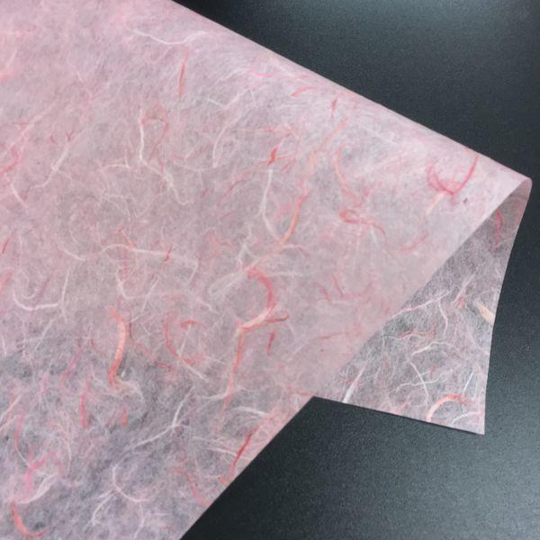 宣紙鋪．雲龍棉紙 #06 粉紅 紙花 包裝紙 藝術創作