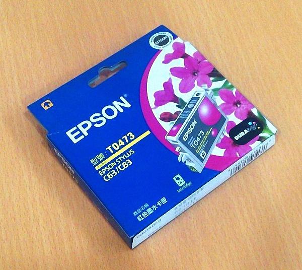 【EPSON】紅色墨水卡匣 (T0473) 無拆封庫存出清已過保鮮期/退換運費買家自付