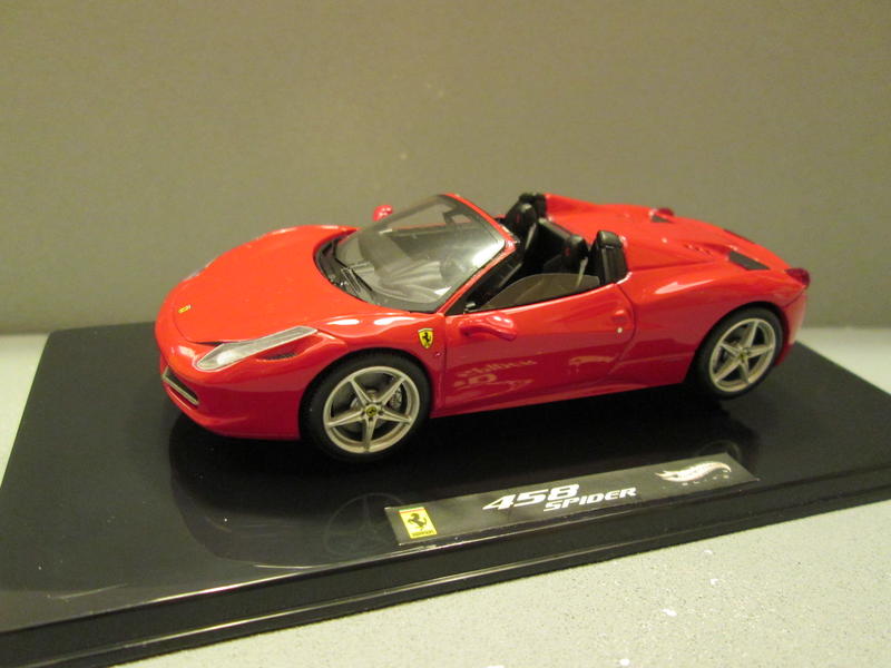 【車藏館】1/43 HOTWHEELS Ferrari 458 Spider