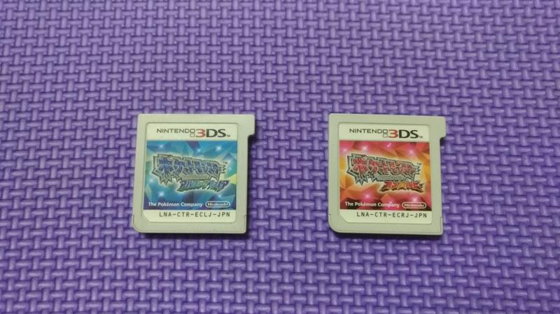 3DS 終極紅寶石 始源藍寶石 ORAS 裸卡 日版 寶可夢 神奇寶貝