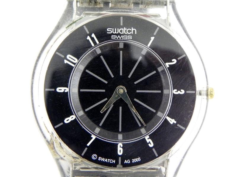 [專業] 石英錶 [SWATCH 926#] 斯沃琪 超薄圓型指針錶[黑色面]石英/中性/新潮錶