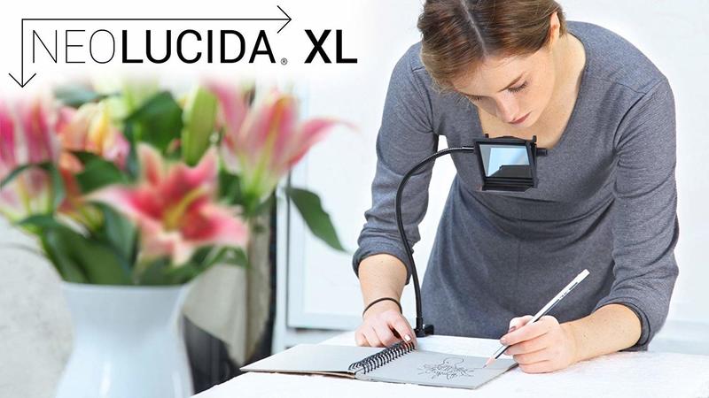 美國NeoLucida XL 投影素描畫圖器 藝術創作者學習畫圖投影描繪神器