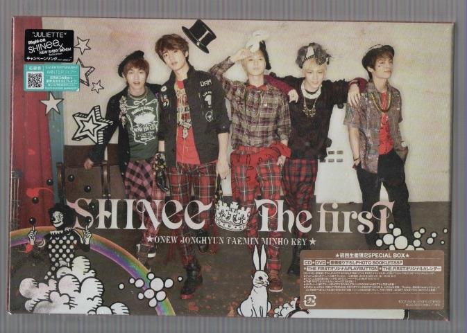 【送手燈】SHINee THE FIRST 日初回限定BOX CD+DVD SUPER JUNIOR FT ISLAND