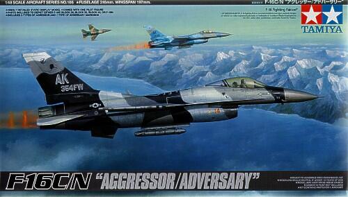 TAMIYA  1/48   F-16C/N "Aggressor/Adversary" 假想敵中隊  (61106)