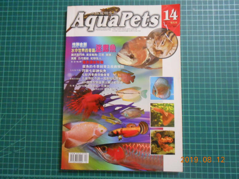 《Aqua Pets 愛酷族水族寵物NO.14雙月刊》  水世界鐘的奇蹟迷鰓魚  2001年【 CS超聖文化2讚】