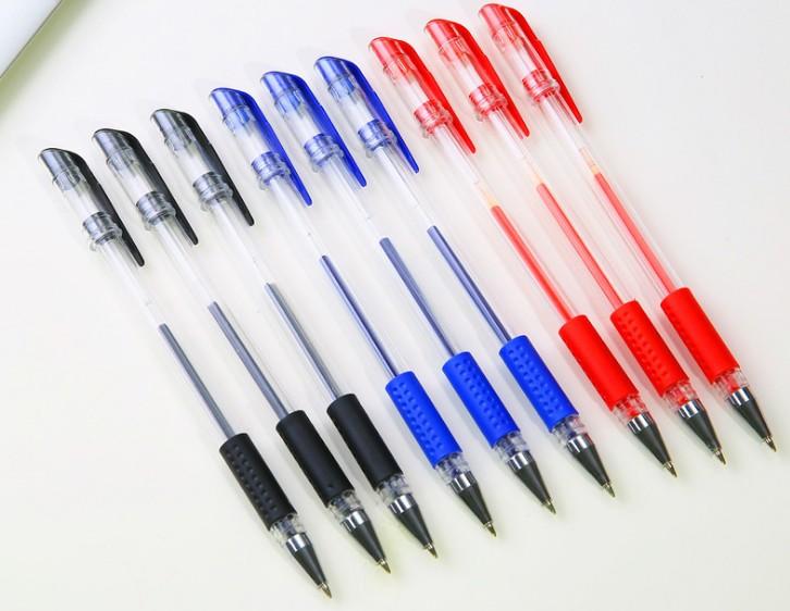 0.5mm中性筆 原子筆 紅筆 藍筆 黑筆 滾珠筆 文具用品 原子筆 替換筆芯 筆