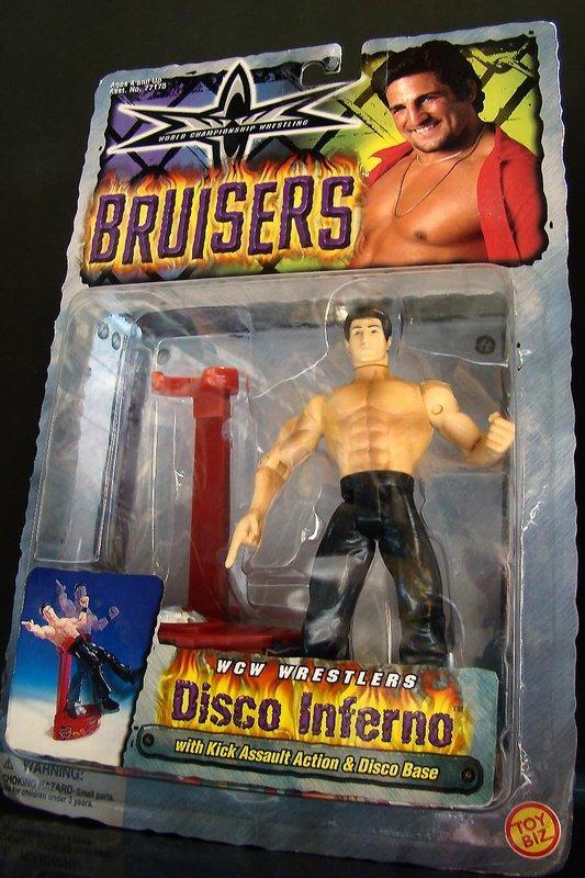 1999 美職摔角 WCW BRUISERS DISCO INFERNO 葛蘭 吉爾伯蒂  GLENN 　富貴玩具店