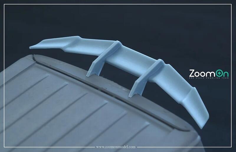 【傑作坊】ZoomOn Z149 1/24 箱型車 HIACE GT尾翼
