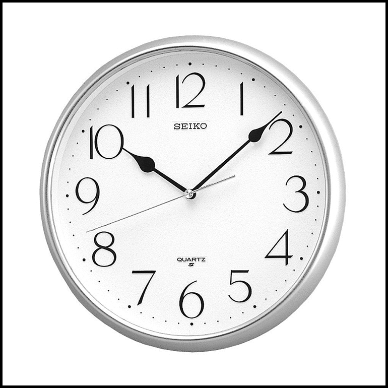  明時計商行【SEIKO】日本 精工 SEIKO  時鐘 掛鐘 QXA001S ，  QXA001 一秒一跳款  