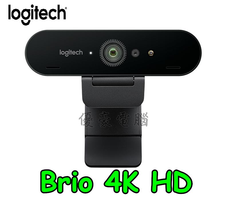 【UH 3C】羅技 Logitech BRIO 4K HD 網路攝影機 適用於視訊會議、串流播放和錄製 1105