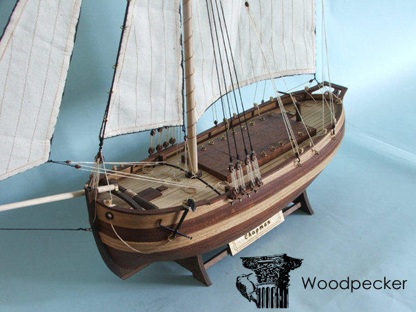 啄木鳥』木質帆船模型組-- Chapman水上商人號(船模入門款) | 露天市集 