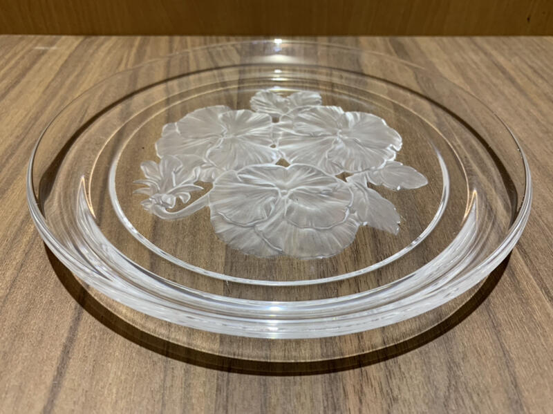 玻璃雕刻菜盤 玻璃菜盤 玻璃水果盤 玻璃糖果盤 玻璃置物盤 水果盤 菜盤 點心盤