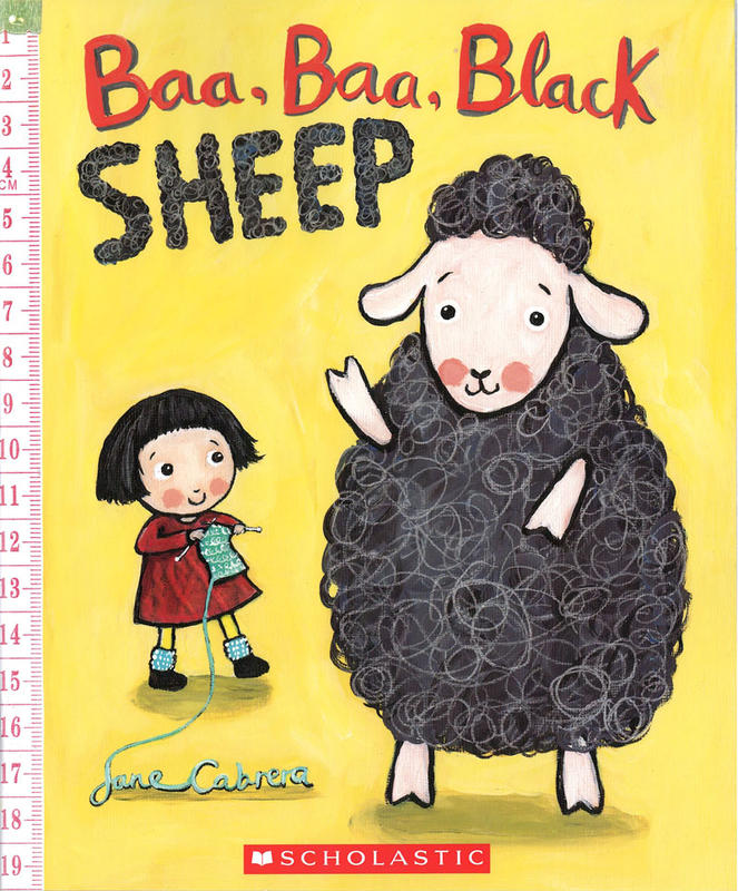 ＊小貝比的家＊BAA BAA BLACK SHEEP/硬頁翻翻書/2-3歲幼幼班/童謠韻文