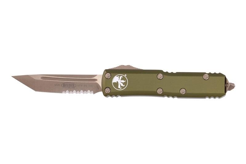 <刀之林>MICROTECH UTX-85 T/E BRZ AP OD GREEN P/S-彈簧刀(不二價)僅洽購客