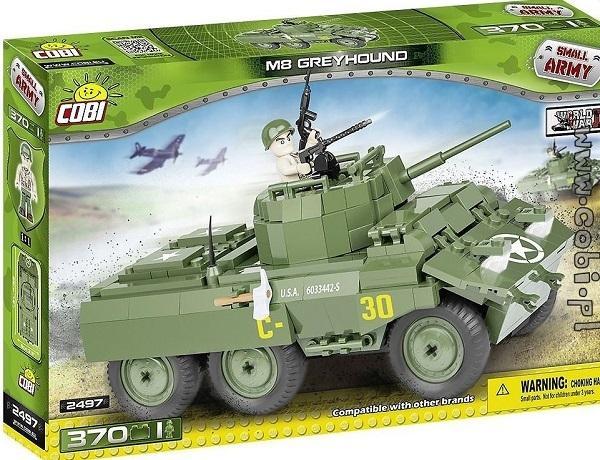 代訂[COBI設計出品/相容Lego樂高/]二戰美軍 M8 輕型裝甲偵查車 (Brickmania參考)